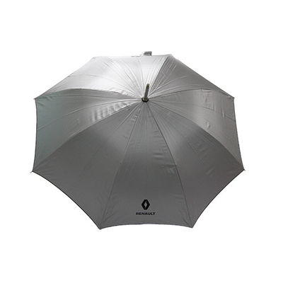 8mm Metal Shaft Pongee UV Coating Umbrella Dengan J Handle